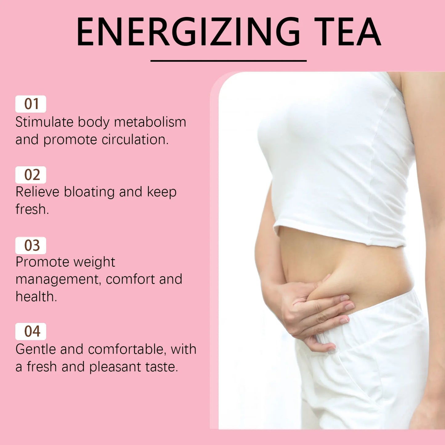 FLAT TUMMY DEBLOAT GREEN TEA (DETOX TEA)